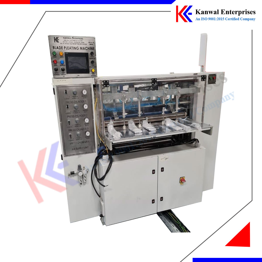 High Speed Automatic Knife Pleating Machine In G B Road